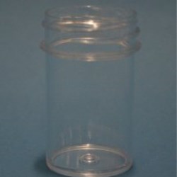 20ml Polystyrene Regular Walled Simplicity Jar 33mm Screw Neck